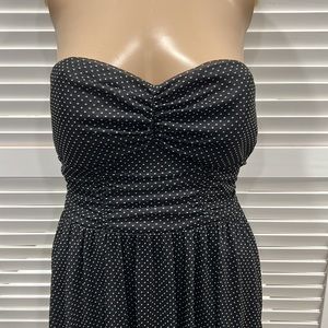Speechless polka dot black dress